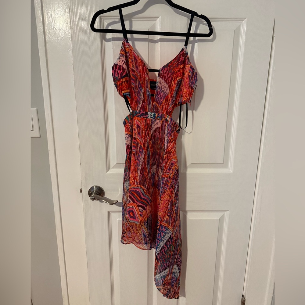 Multicolor Strappy Women's Dress